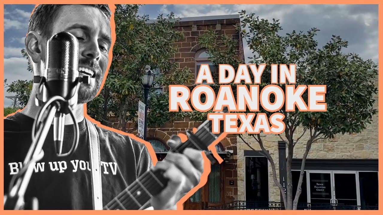 A walking tour of Roanoke, Texas (The Unique Dining Capital of TX)