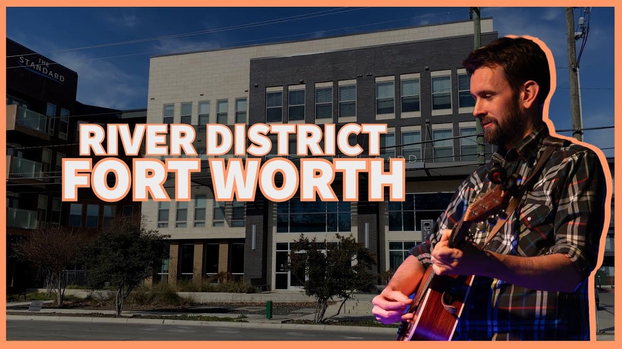 Fort Worth neighborhood walking tour (River District vlog)