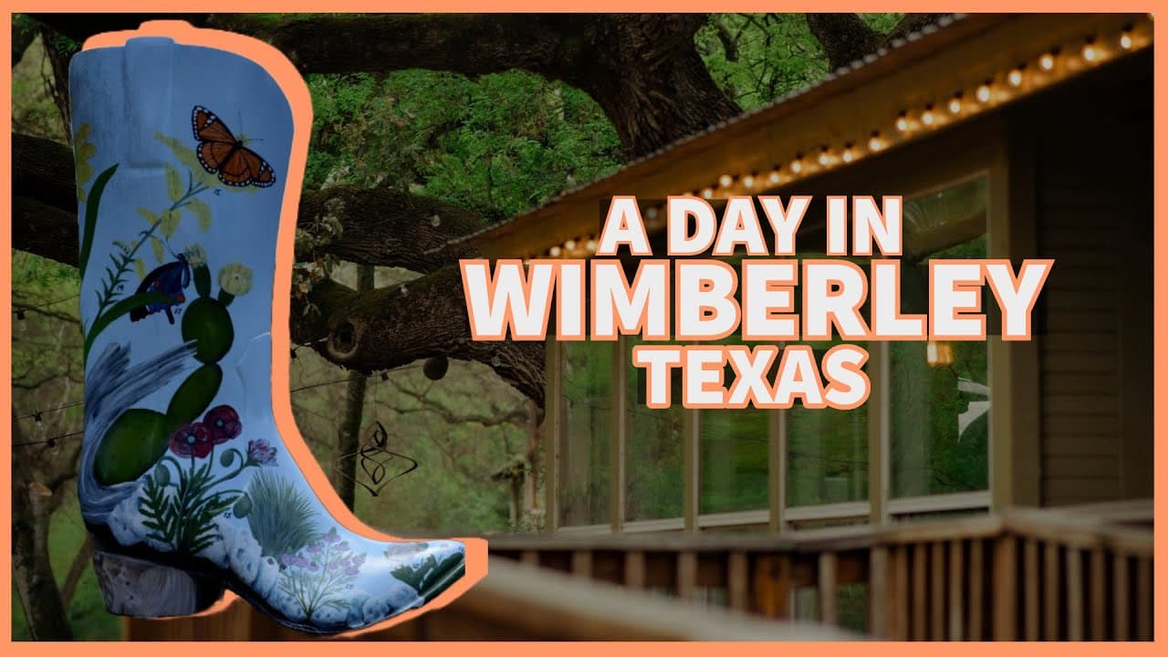 A walk around Wimberley, Texas (downtown square and live music)