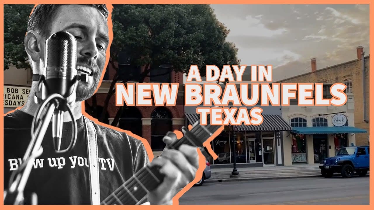 A tour of downtown New Braunfels, Texas (Texas Hill Country vlog)