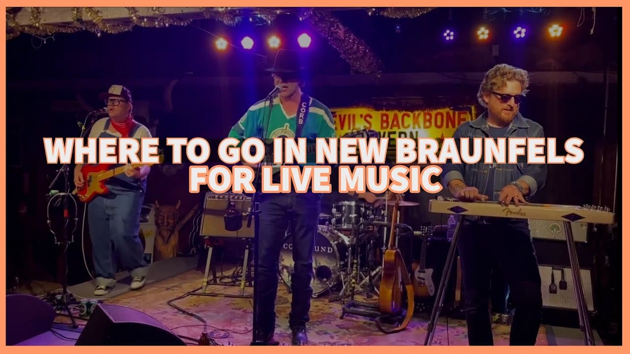 Where to go in New Braunfels for live music