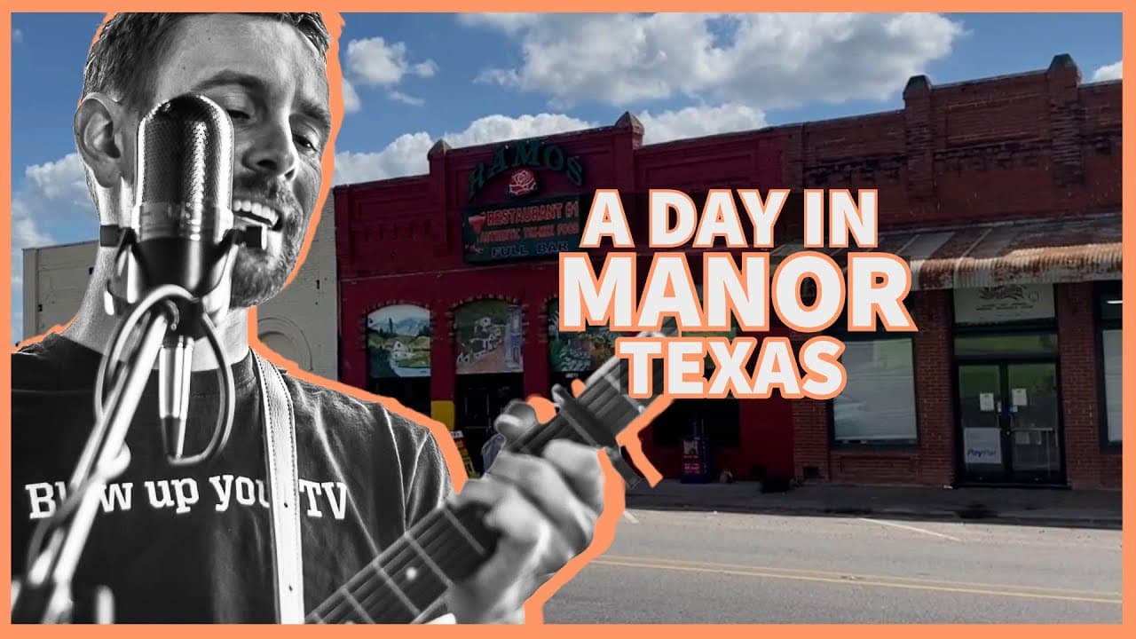 A tour of old downtown, Manor, Texas (suburbs of Austin)