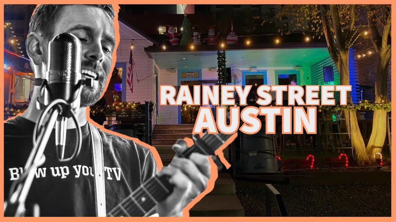 Rainey Street at Night (A walking tour of Austin, Texas)